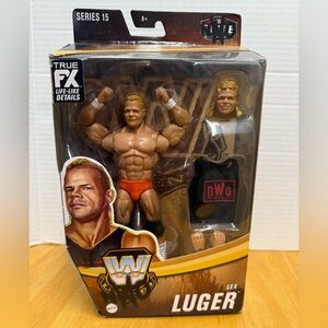 WWE Elite Series 15 Lex Luger Action Figure Gold and Black Design Chase Variant